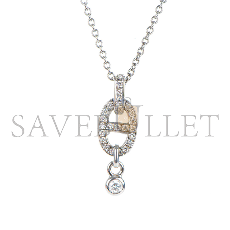 h**mes 18k white gold Di*m*nd pm chaine d